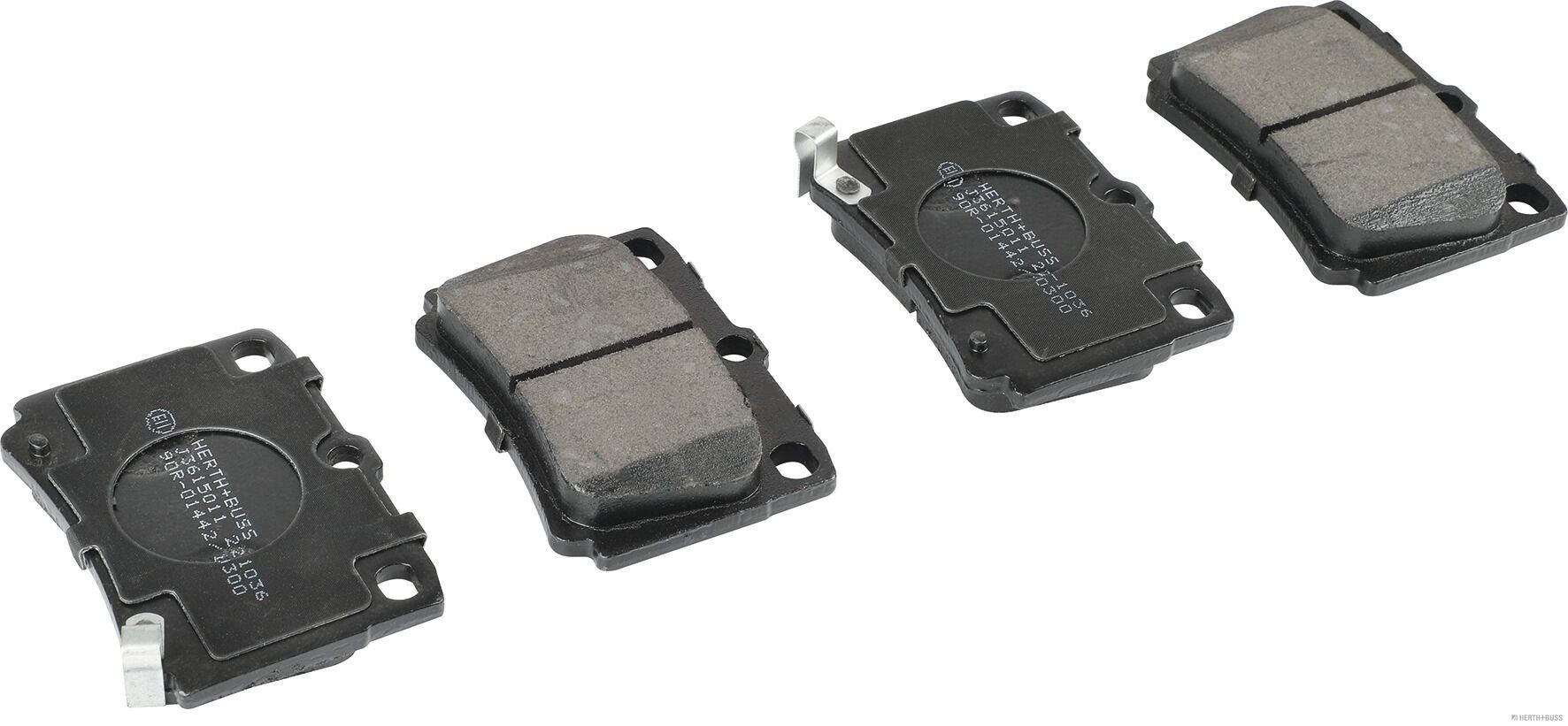 HERTH+BUSS JAKOPARTS J3615011 Brake pad set with acoustic wear warning