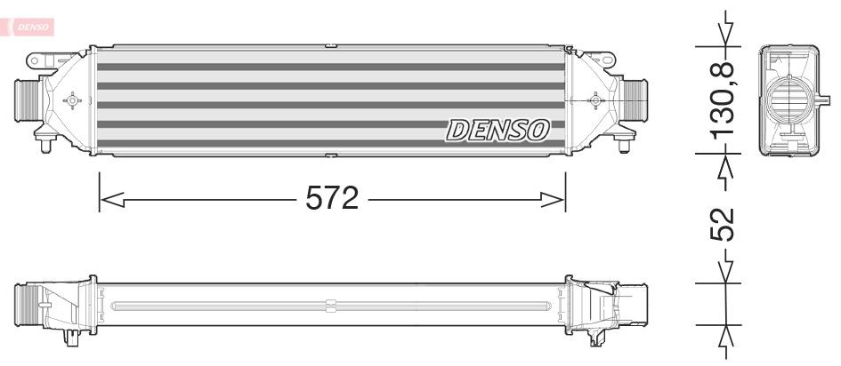 DENSO DIT01008 Intercooler ALFA ROMEO 1750-2000 1968 in original quality