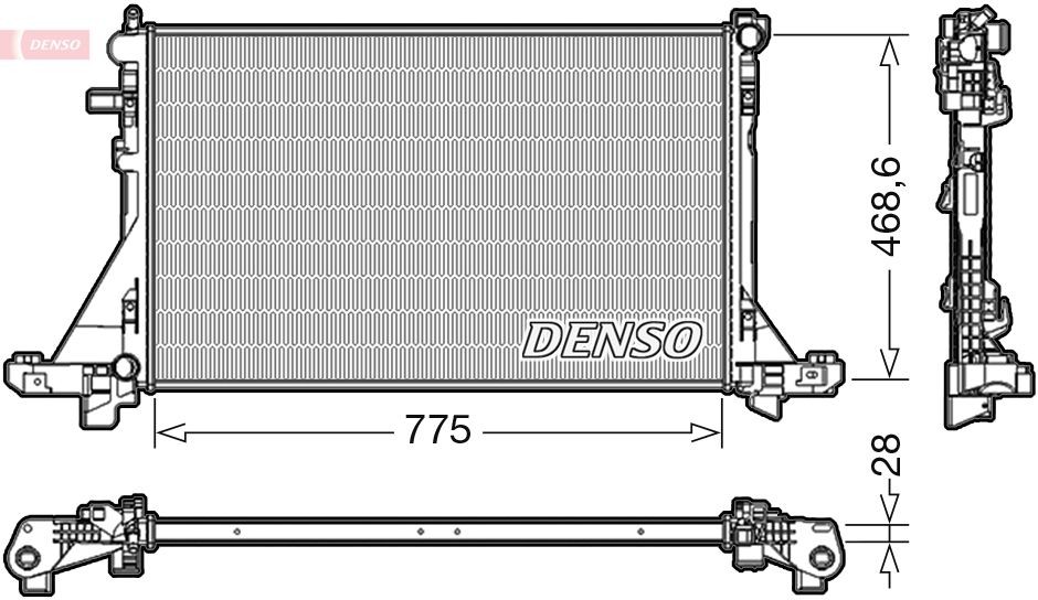 DENSO DRM23093 Engine radiator 44 06 318