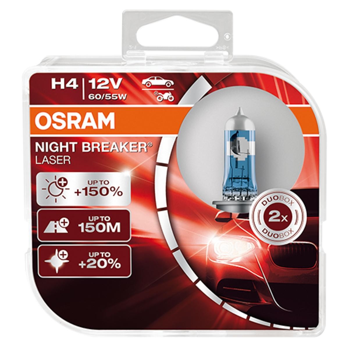 OSRAM | Glühlampe, Fernscheinwerfer 64193NL-HCB
