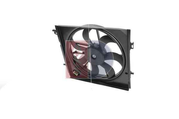 AKS DASIS 078097N Radiator cooling fan D1: 478 mm, 12V, 238W, with radiator fan shroud