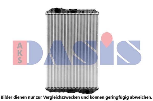 AKS DASIS 131002SXB Kühler, Motorkühlung für MERCEDES-BENZ AXOR LKW in Original Qualität