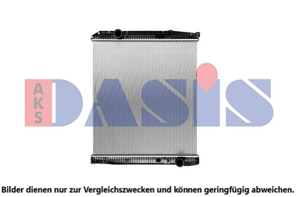 132080SXB AKS DASIS Kühler, Motorkühlung MERCEDES-BENZ ACTROS MP2 / MP3