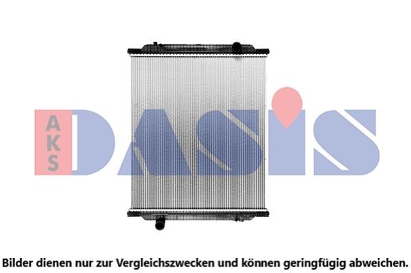 AKS DASIS 390008SXB Kühler, Motorkühlung für RENAULT TRUCKS Kerax LKW in Original Qualität