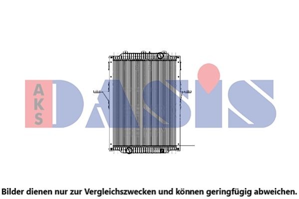 390048N AKS DASIS Kühler, Motorkühlung RENAULT TRUCKS D-Serie