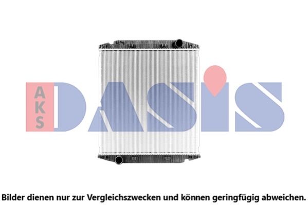 400014SXB AKS DASIS Kühler, Motorkühlung IVECO EuroTech MT