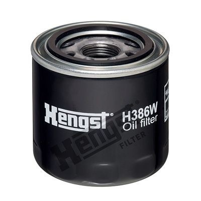 HENGST FILTER H386W Oil filter M27x2, Spin-on Filter