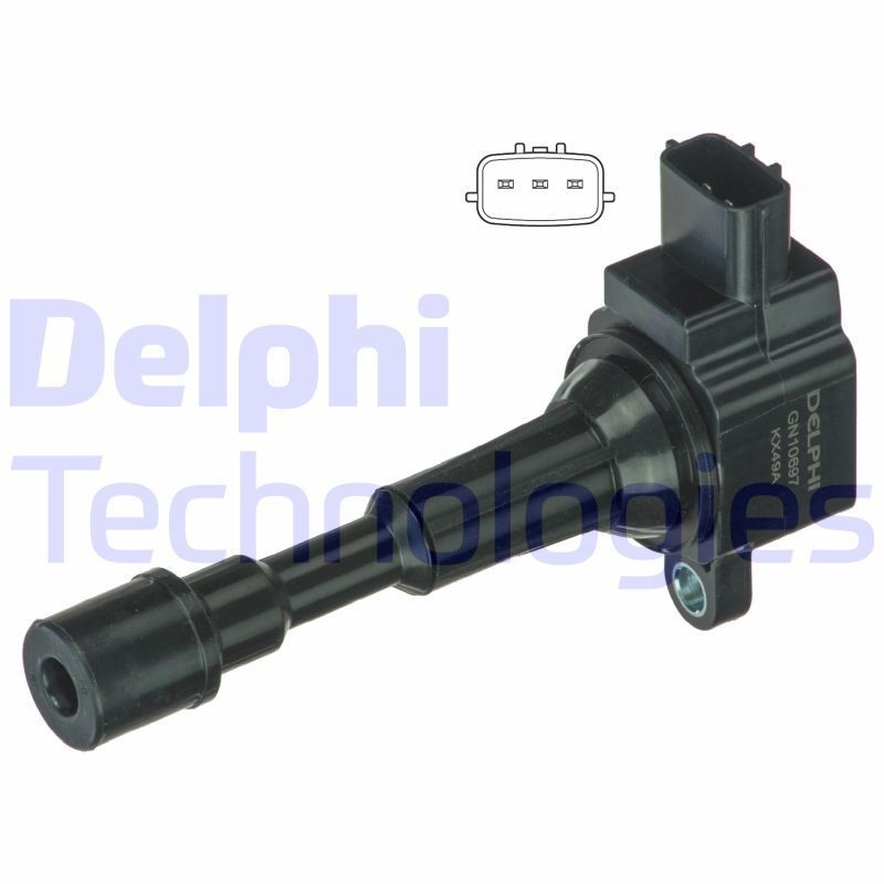 GN10697 DELPHI GN1069712B1 Coil pack Mazda 2 DH 1.5 103 hp Petrol 2008 price