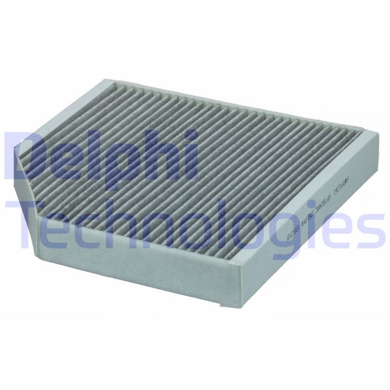 DELPHI Activated Carbon Filter, 250 mm x 255 mm x 35 mm Width: 255mm, Height: 35mm, Length: 250mm Cabin filter KF10249C buy