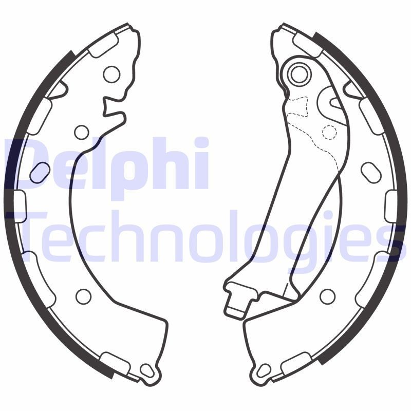 DELPHI LS2150 KIA RIO 2021 Brake shoe kits
