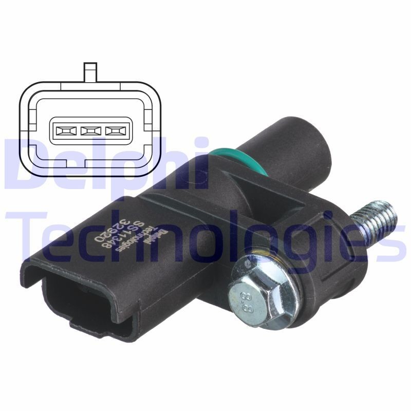 DELPHI Number of pins: 3-pin connector Sensor, camshaft position SS11348 buy