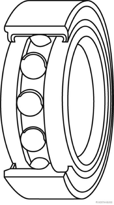 HERTH+BUSS JAKOPARTS 80 mm Inner Diameter: 35mm Wheel hub bearing J4716010 buy