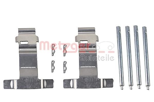 Audi 80 Brake pad fitting kit 13818875 METZGER 109-0043 online buy