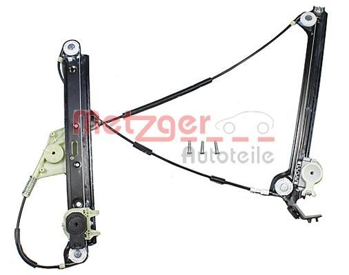 METZGER 2160429 Window regulator Left Front, Operating Mode: Electric, without electric motor