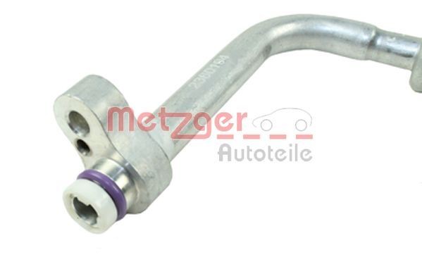 METZGER High Pressure Line, air conditioning 2360104 suitable for MERCEDES-BENZ C-Class, GLK, E-Class