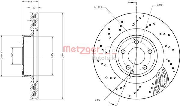 METZGER 6110832 Brake disc MERCEDES-BENZ experience and price