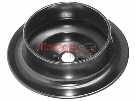 6490289 METZGER Coil spring seat PEUGEOT Rear Axle, Upper