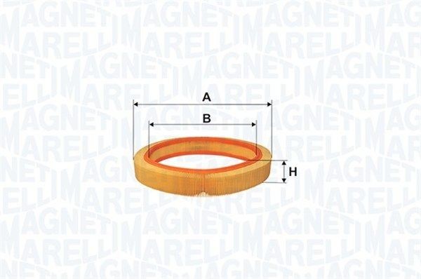 71762408 MAGNETI MARELLI 63mm, 260mm, round, Filter Insert Height: 63mm Engine air filter 153071762408 buy