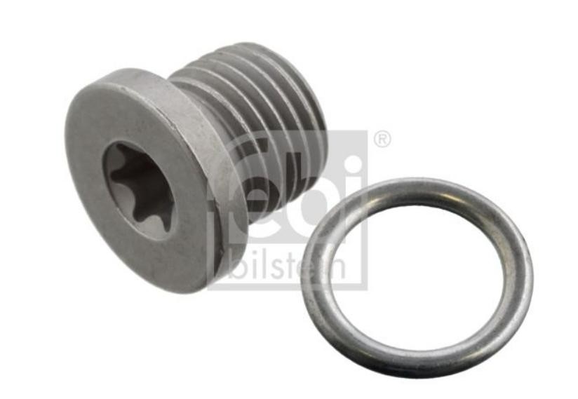 FEBI BILSTEIN 103349 Sealing Plug, oil sump Steel, Spanner Size: T45, with seal ring