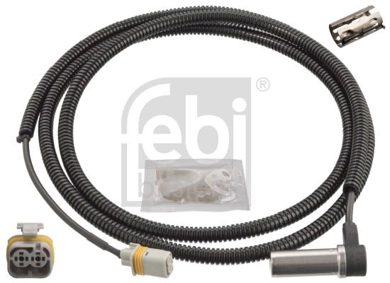 FEBI BILSTEIN Front Axle Left, with grease, with sleeve, 1700 Ohm, 1850mm, 1910mm Length: 1910mm Sensor, wheel speed 103768 buy