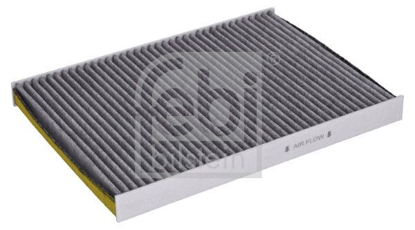 FEBI BILSTEIN Activated Carbon Filter, with antibacterial action, 300 mm x 215 mm x 26 mm Width: 215mm, Height: 26mm, Length: 300mm Cabin filter 103813 buy