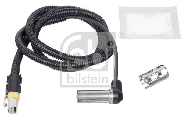 FEBI BILSTEIN Front Axle Left, with grease, with sleeve, 1150 Ohm, 1350mm, 1375mm Length: 1375mm Sensor, wheel speed 104140 buy
