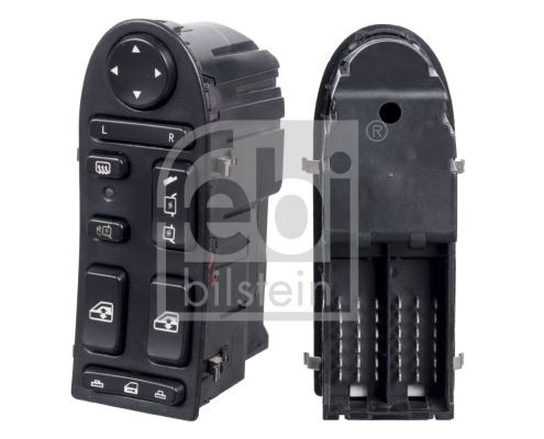 FEBI BILSTEIN Driver side, with control light Number of connectors: 36 Switch, window regulator 104668 buy