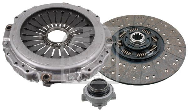 FEBI BILSTEIN 105172 Clutch kit three-piece, with synthetic grease, with clutch release bearing, 430mm