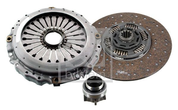 FEBI BILSTEIN 105221 Clutch kit three-piece, with synthetic grease, with clutch release bearing, 432mm