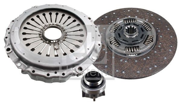 FEBI BILSTEIN 105240 Clutch kit three-piece, with synthetic grease, with clutch release bearing, 431mm