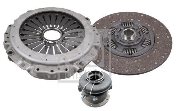 FEBI BILSTEIN 105244 Clutch kit three-piece, with central slave cylinder, with synthetic grease, 430mm
