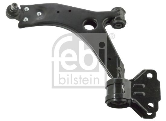 FEBI BILSTEIN 105737 Suspension arm with rubber-metal mount, with rubber mount, Front Axle Left, Lower, Control Arm, Sheet Steel, Cone Size: 21 mm
