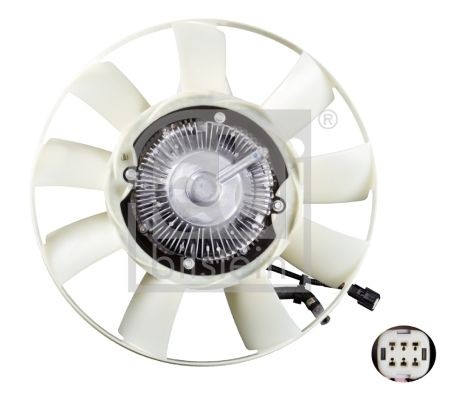 Original 106017 FEBI BILSTEIN Radiator cooling fan CITROËN