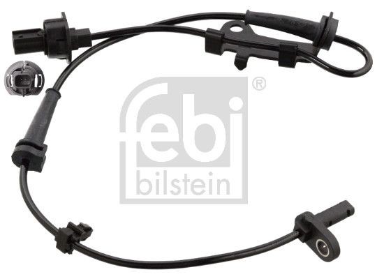 FEBI BILSTEIN 106335 ABS sensor Front Axle Right, with retaining strap