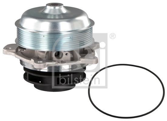 FEBI BILSTEIN 106495 Water pump Aluminium, with seal ring, Plastic