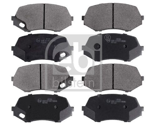 FEBI BILSTEIN Front Axle, excl. wear warning contact Width: 56,1mm, Thickness 1: 17,4mm Brake pads 16947 buy