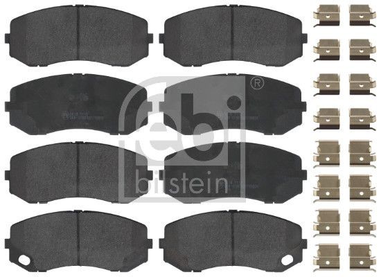 D1265-8382 FEBI BILSTEIN Front Axle, Rear Axle, excl. wear warning contact, with anti-squeak plate, with fastening material Width: 58,7mm, Thickness 1: 19,4mm Brake pads 16950 buy