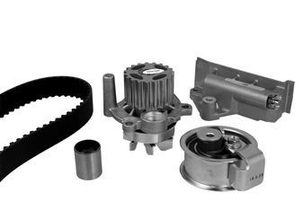 METELLI 30-1355-7 Water pump and timing belt kit with tensioner pulley damper, Width 1: 30 mm, for timing belt drive