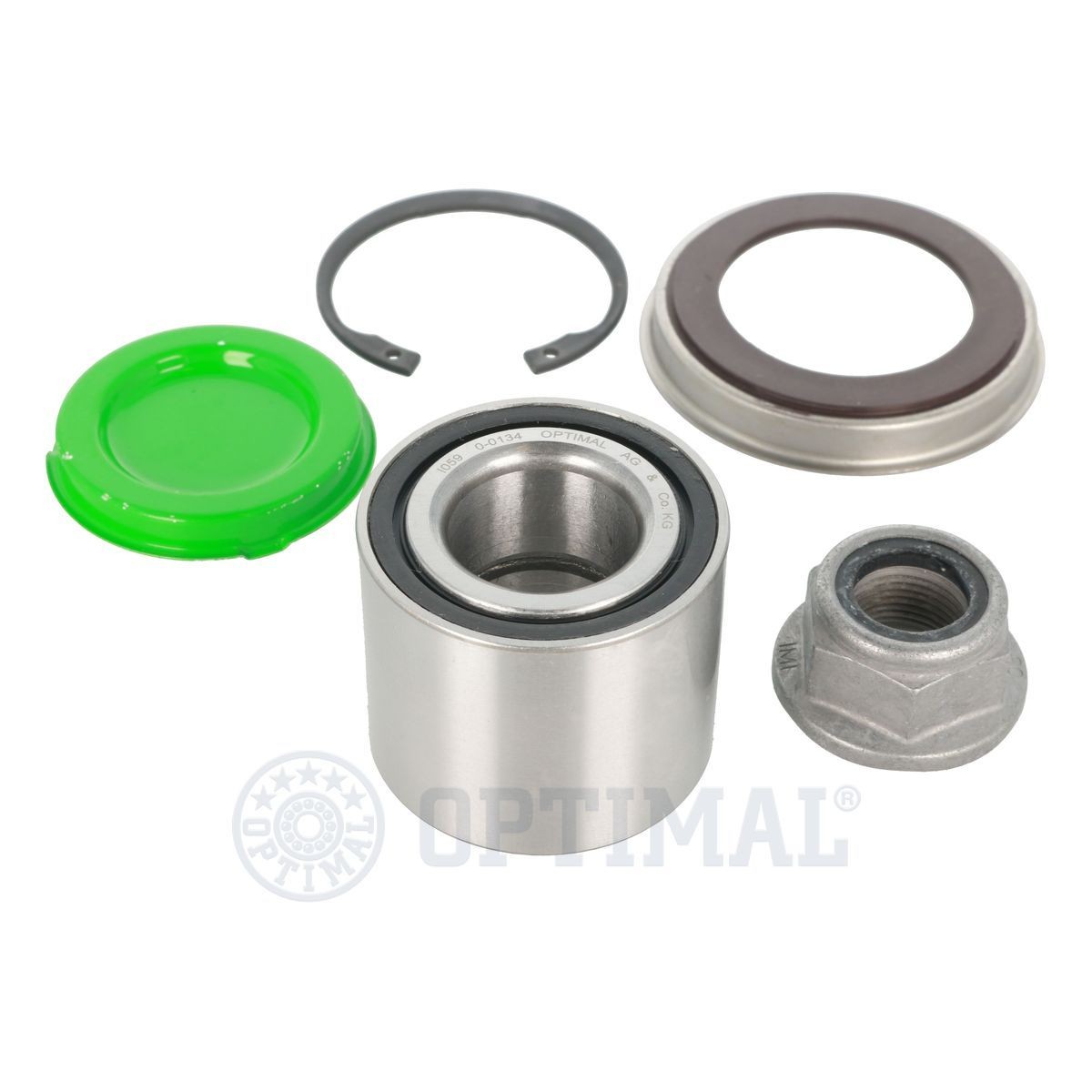 OPTIMAL with ABS sensor ring, 53 mm Inner Diameter: 27mm Wheel hub bearing 202021L buy