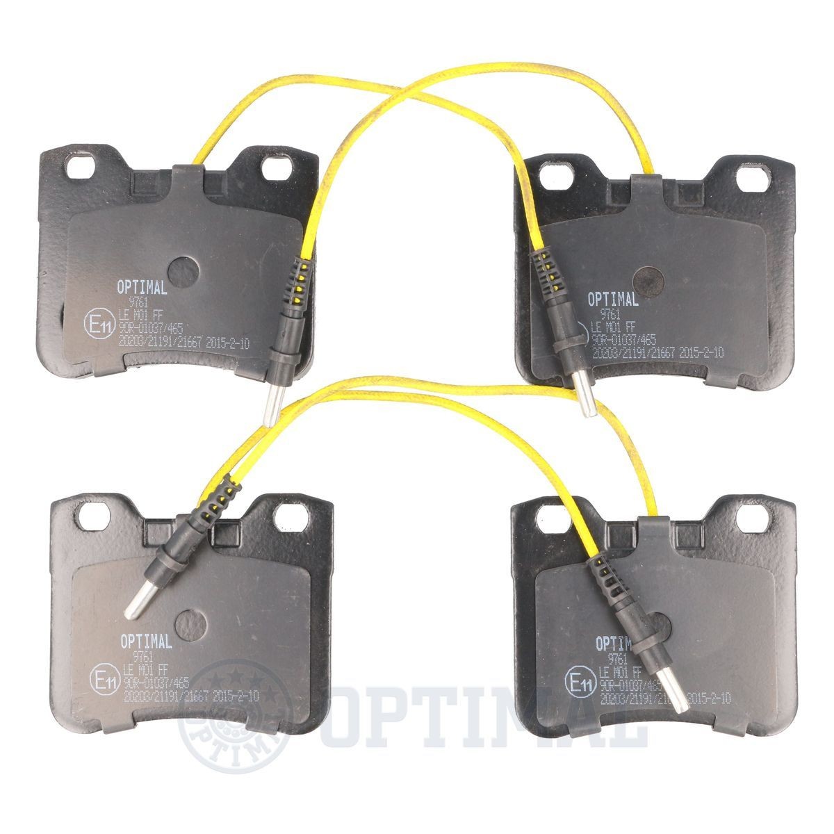 Great value for money - OPTIMAL Brake pad set BP-09761