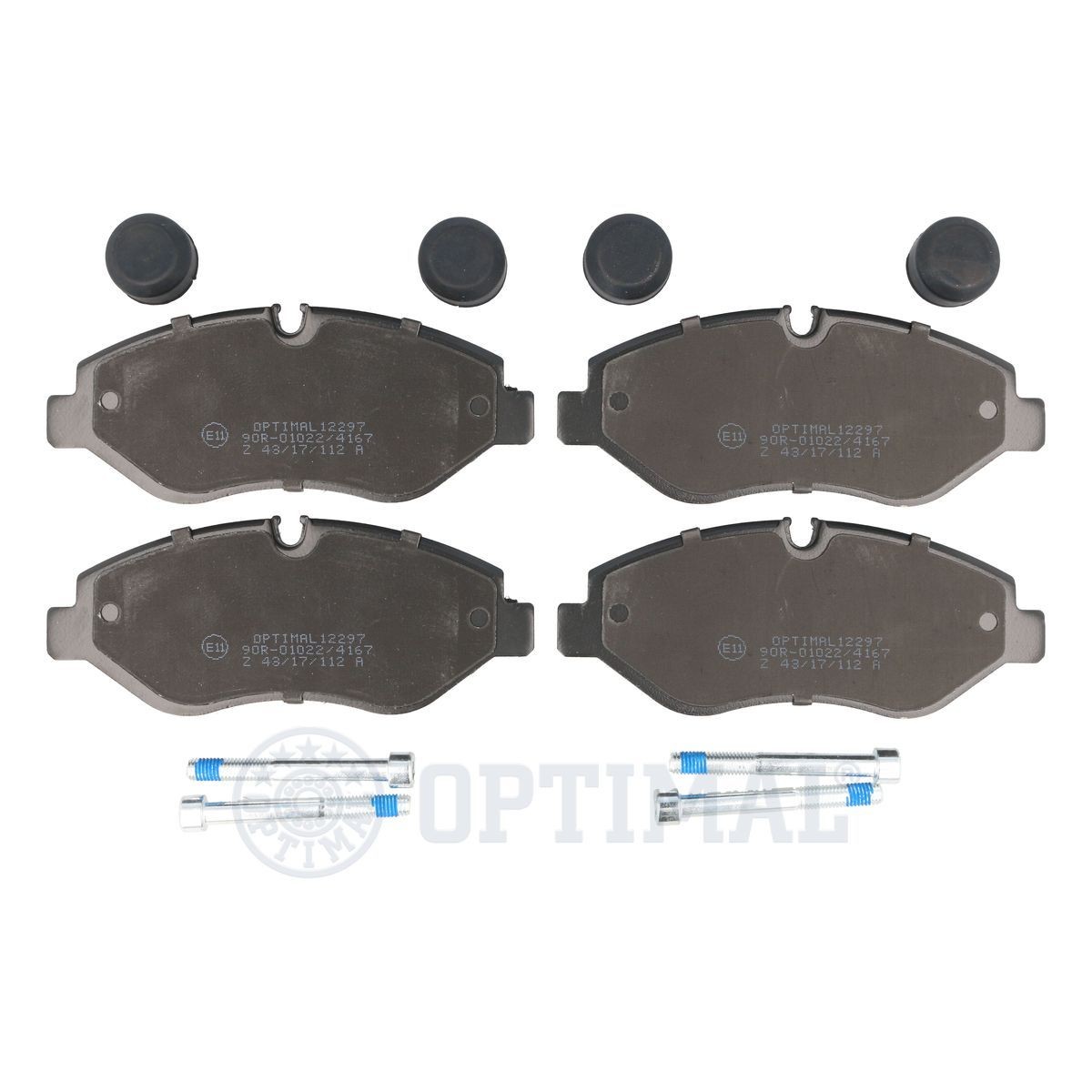 OPTIMAL BP-12297 Brake pad set