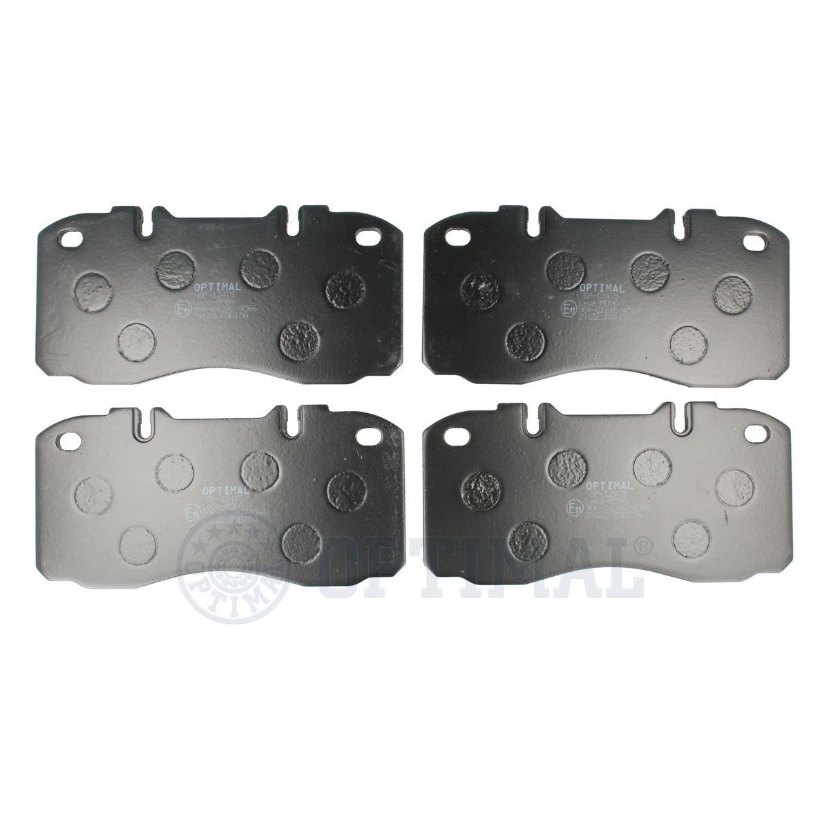 OPTIMAL BP-12475 Brake pad set Front Axle, prepared for wear indicator, excl. wear warning contact