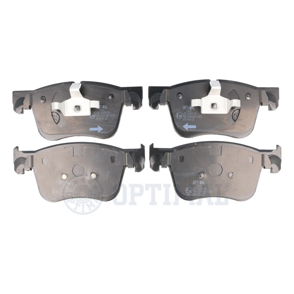 Peugeot 1007 Set of brake pads 13832828 OPTIMAL BP-12680 online buy