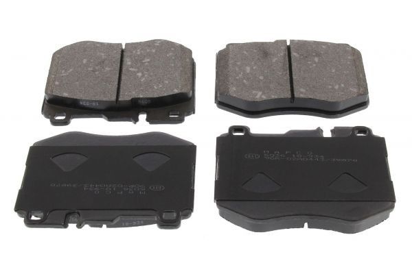 MAPCO 6036 Brake pad set Front Axle, prepared for wear indicator, excl. wear warning contact