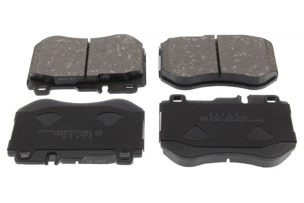 MAPCO 6037 Brake pad set Front Axle, prepared for wear indicator