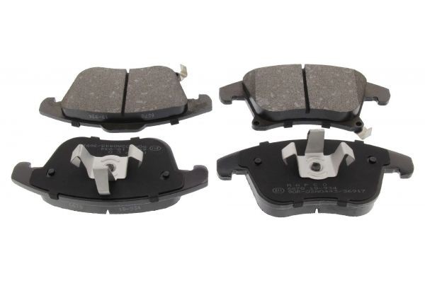 MAPCO 6670 Brake pad set Front Axle, with acoustic wear warning