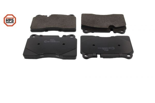 MAPCO 6991HPS Brake pad set Front Axle, prepared for wear indicator, incl. wear warning contact, Left Connector