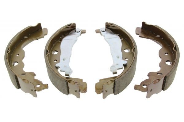 MAPCO 8143 Brake Shoe Set Rear Axle, 228 x 42 mm, with lever