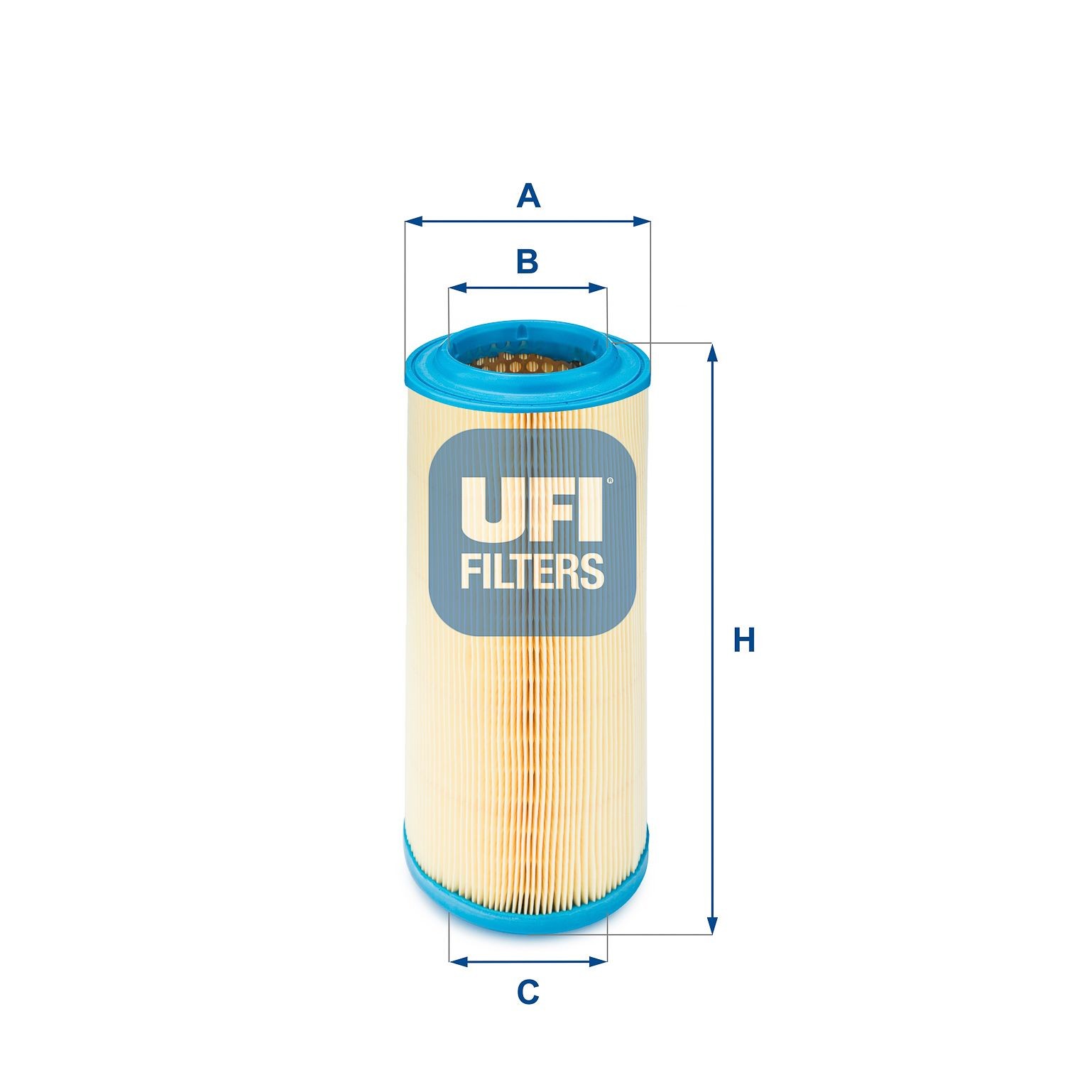 UFI 27.B30.00 Secondary Air Filter 131, 127 mm