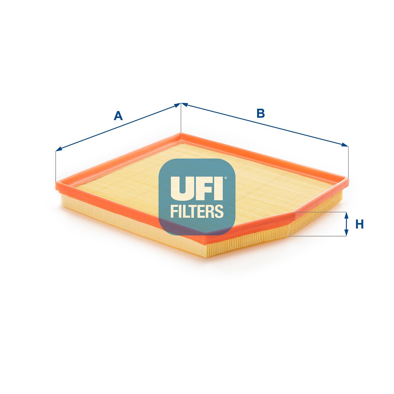 UFI 32mm, 284,5mm, 264,5mm, Filter Insert Length: 264,5mm, Width: 284,5mm, Height: 32mm Engine air filter 30.778.00 buy